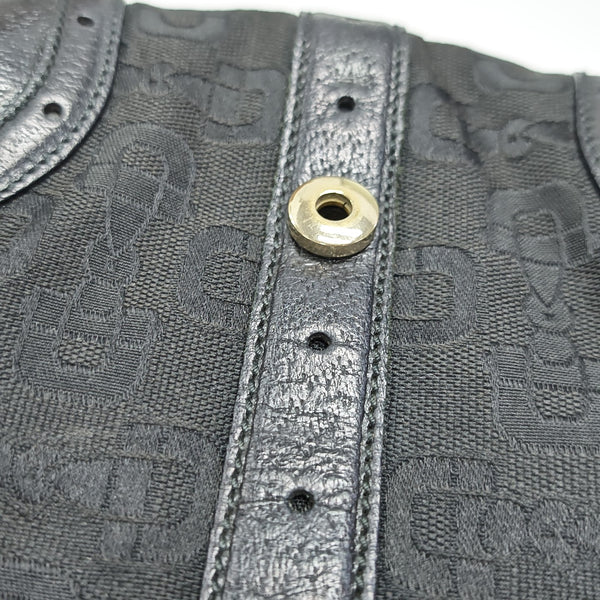 Canvas Top Handle Bag Black