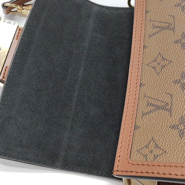 DAUPHINE Mini Monogram Coated Canvas Brown
