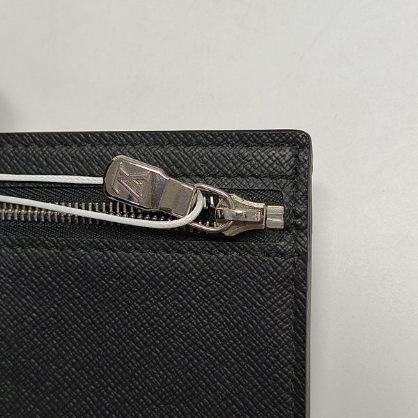 Coated Canvas Clutch Gray