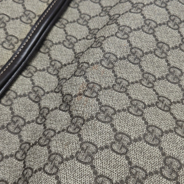 GG Messenger Monogram Coated Canvas Black