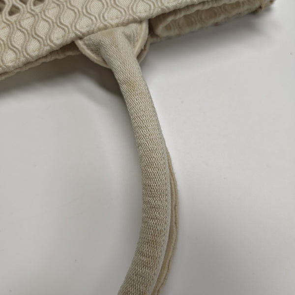 Book Tote Medium Fabric White