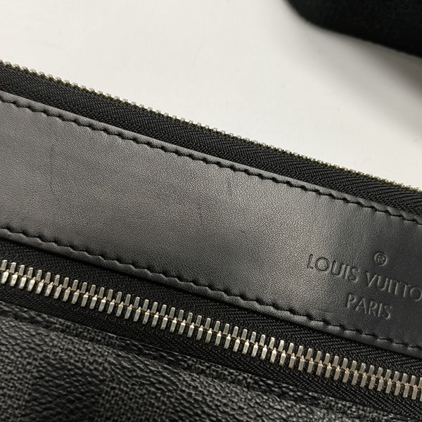 MICK MM Damier Graphite Coated Canvas Gray