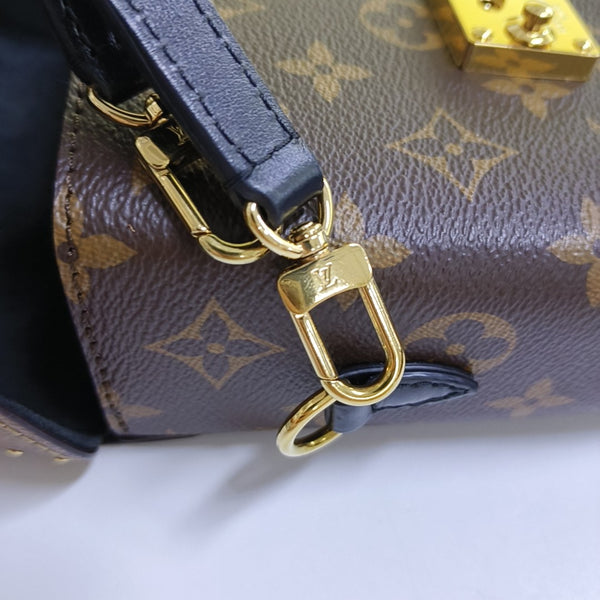 CAMERA BOX Monogram Coated Canvas Brown