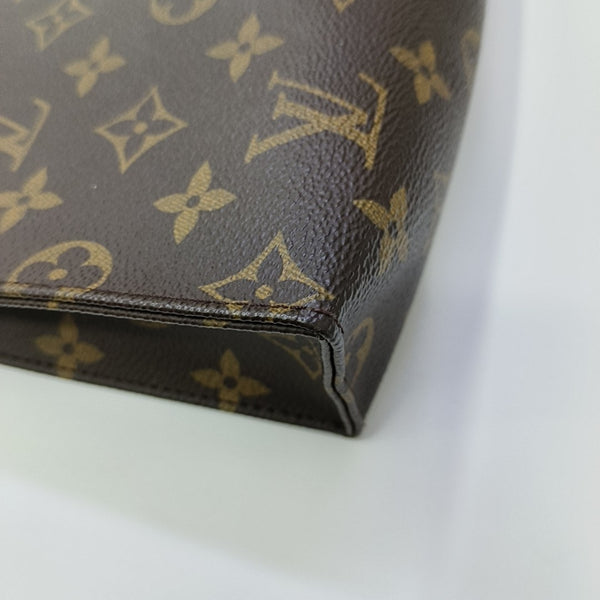 TOILET POCKET 26 Monogram Coated Canvas Brown