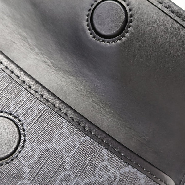 Neo Vintage Monogram Coated Canvas Black