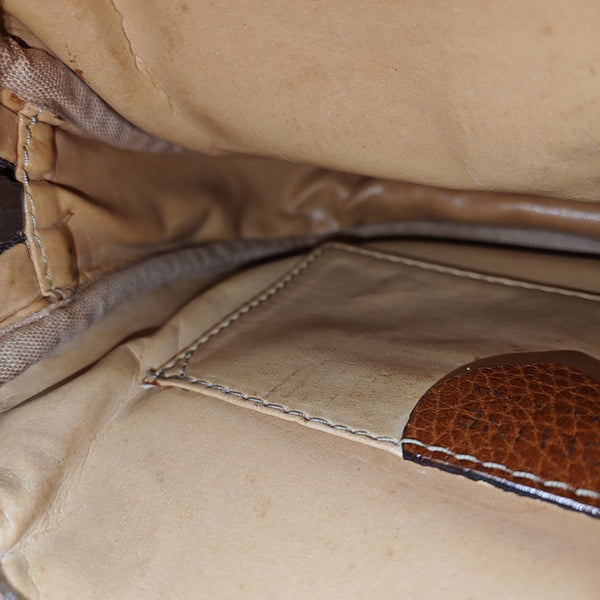 Calfskin Shoulder Bag Brown