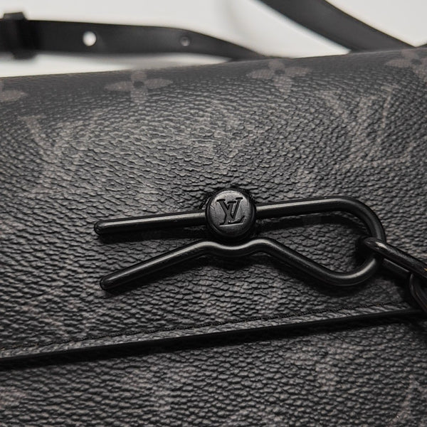 STEAMER Mini Monogram Coated Canvas Black