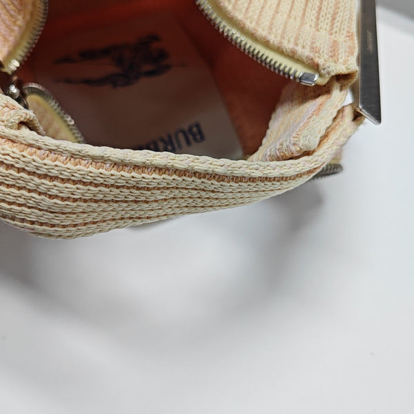 Fabric Top Handle Bag Mini Pink
