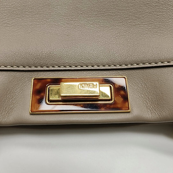Peekaboo Medium Calfskin Grey