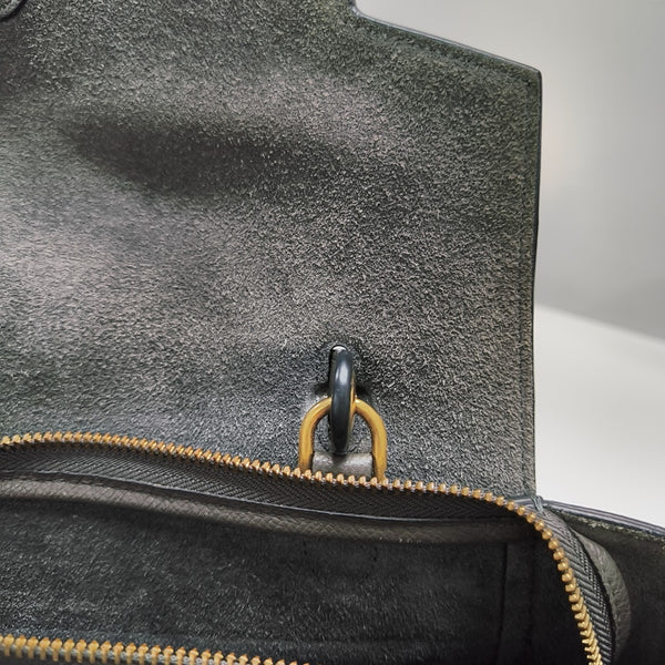 BELT Mini Calfskin Gray
