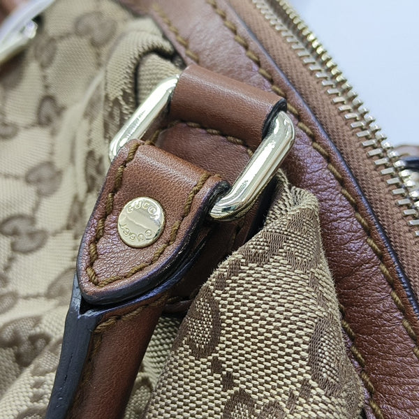 Sukey Monogram Canvas Beige