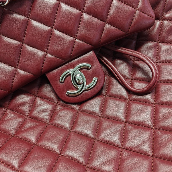 URBAN SPIRIT Small Quilted Lambskin Red