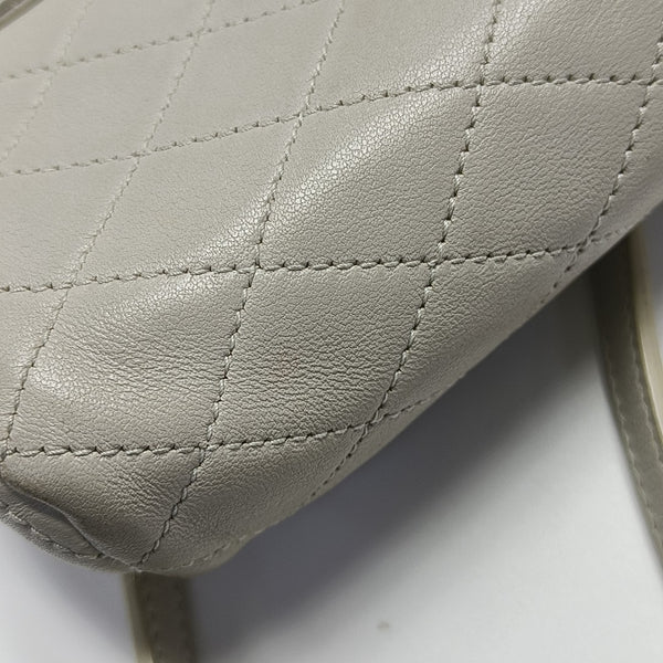 NOLITA Mini Quilted Lambskin White