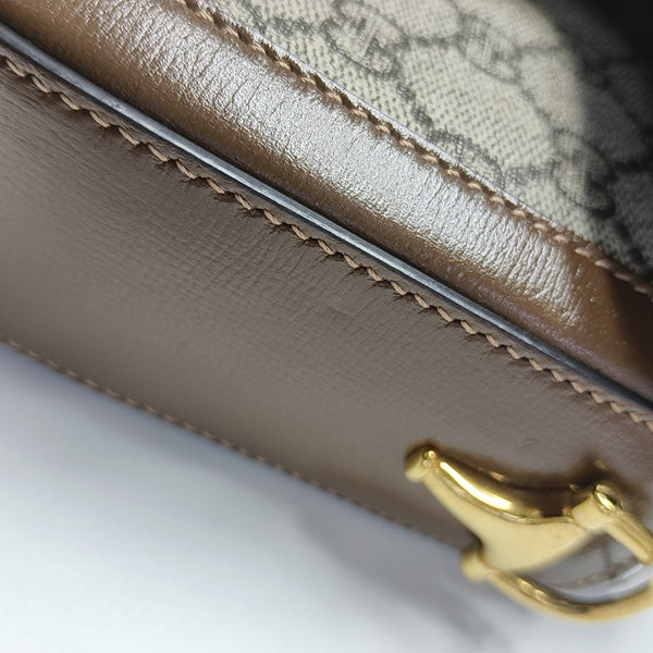 Horsebit 1955 Mini Coated Canvas Beige