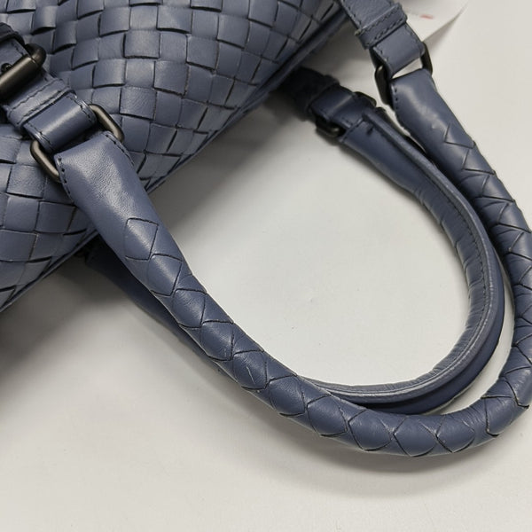 Calfskin Top Handle Bag Blue