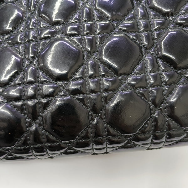 Dior Soft Cannage Patent Leather Black