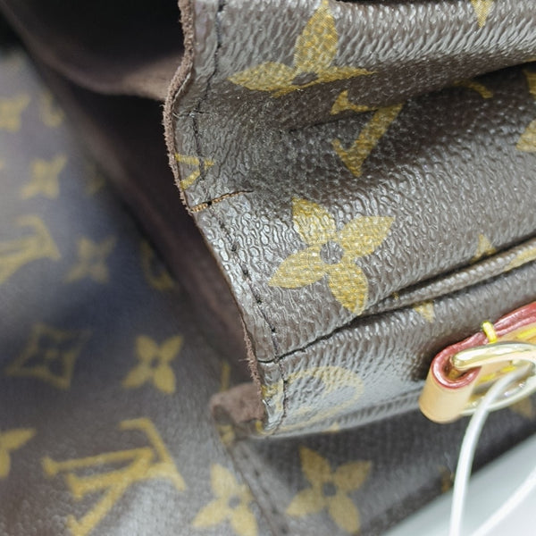 MÉTIS MM Monogram Coated Canvas Brown