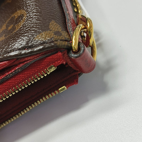PALLAS BB Monogram Coated Canvas Brown