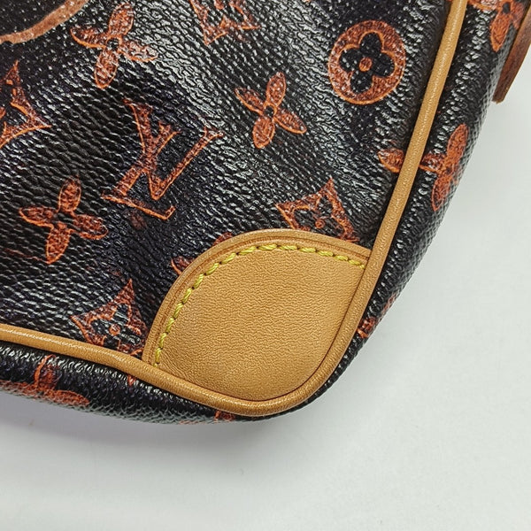 DANUBE Monogram Coated Canvas Brown