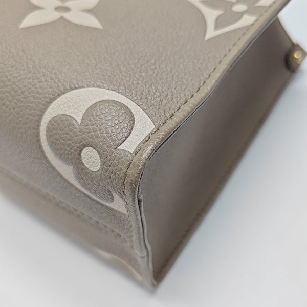 ONTHEGO PM Monogram Calfskin Gray