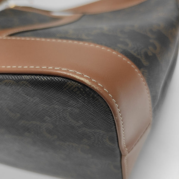 TRIOMPHE CANVAS Small Coated Canvas Brown