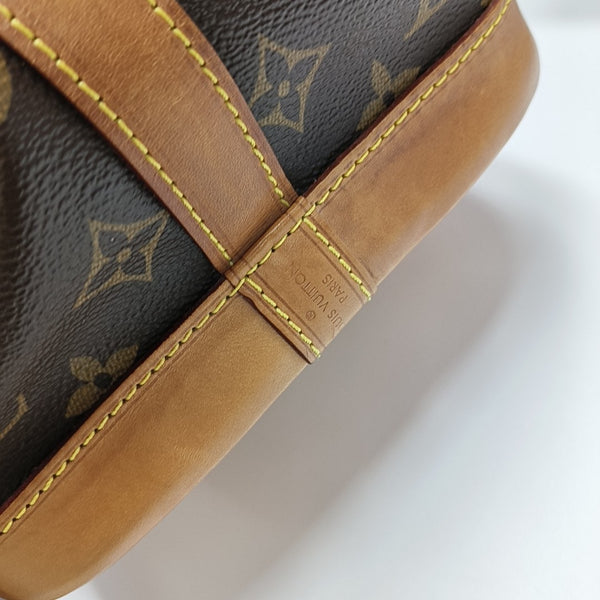 NOÉ MM Monogram Coated Canvas Brown