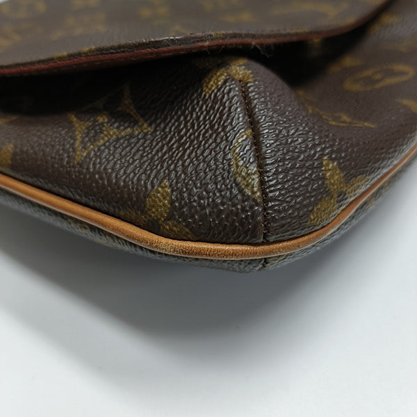MUSETTE TANGO Monogram Coated Canvas Brown