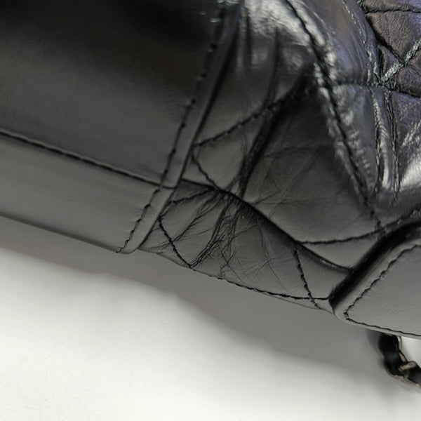 GABRIELLE Small Quilted Calfskin Black