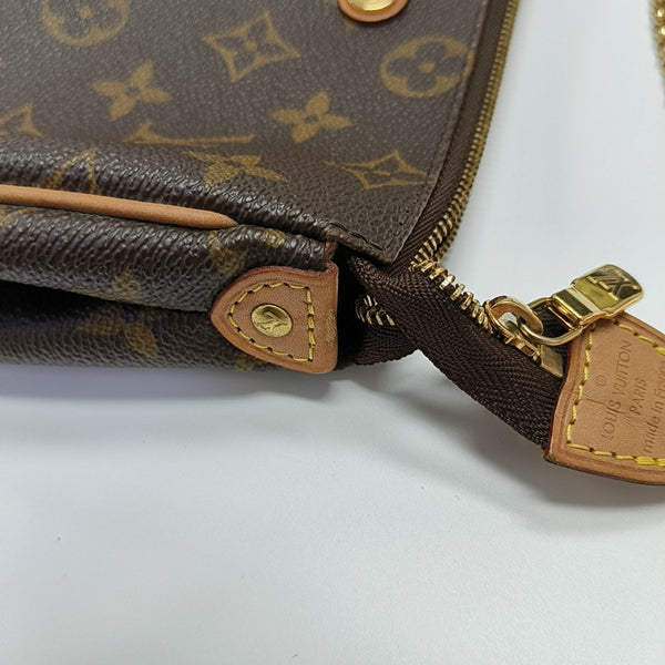 EVA Monogram Coated Canvas Brown