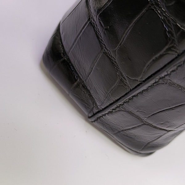 Calfskin Shoulder Bag Black