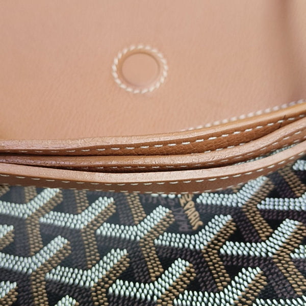 Rouette PM Coated Canvas Brown