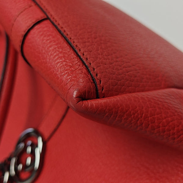 Microguccissima Calfskin Red