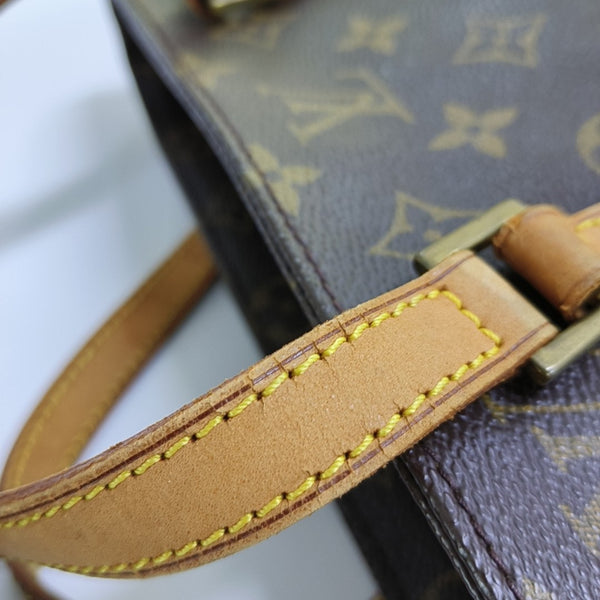 VINTAGE VAVIN PM Monogram Coated Canvas Brown