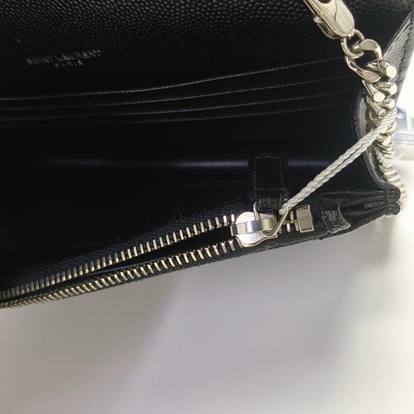 MONOGRAM WOC Chevron Calfskin Black