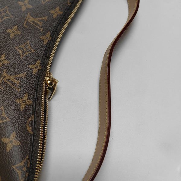 SLOUCHY PM Monogram Coated Canvas Brown