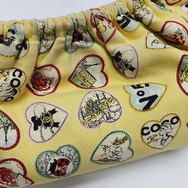 Fabric Top Handle Bag Multicolor