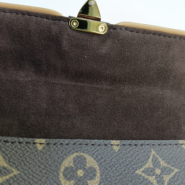Pochette Camille Monogram Coated Canvas Brown