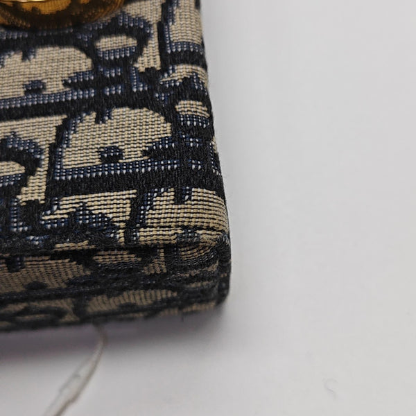 30 Montaigne Mini Oblique Canvas Blue