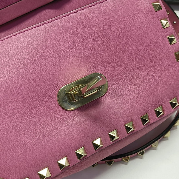 Rockstud Mini Calfskin Pink