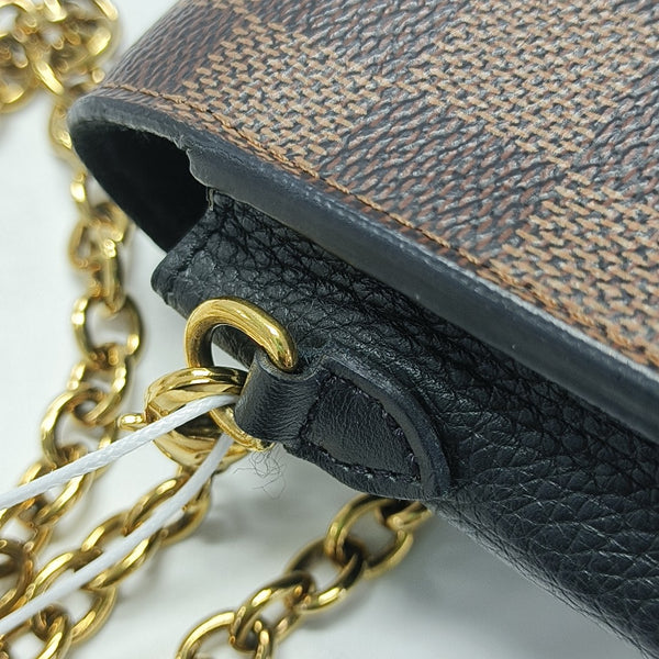 VAVIN Damier Ebene Coated Canvas Brown