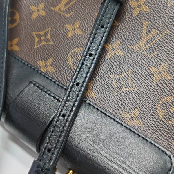 LOCKY BB Monogram Coated Canvas Brown