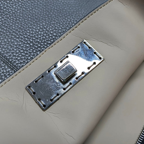 Peekaboo Calfskin Gray