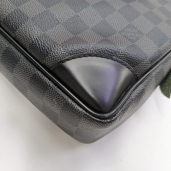 PORTE-DOCUMENTS Damier Graphite Coated Canvas Black
