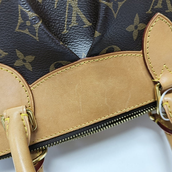 SEGUR Monogram Coated Canvas Brown