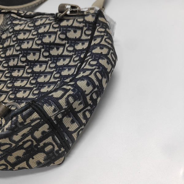 Oblique Canvas Backpack Blue