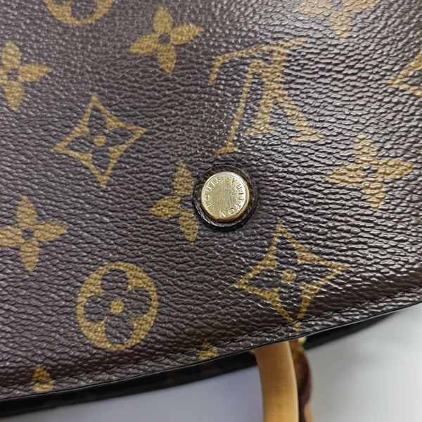 MONTAIGNE Monogram Coated Canvas Brown