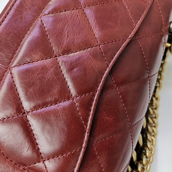 Quilted Calfskin Red