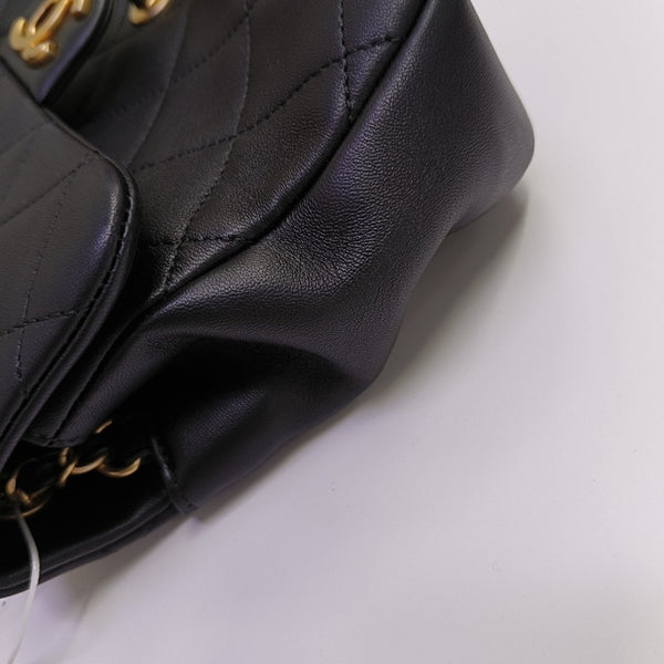 IN THE LOOP Quilted Lambskin Black