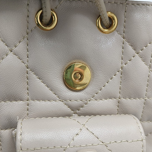 Dior Caro Cannage Lambskin Beige