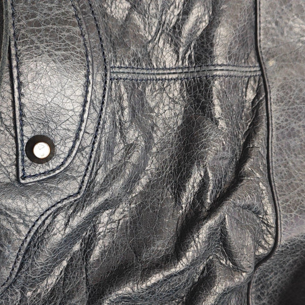 Classic City Medium Calfskin Blue